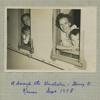 1948-Pat Family in Kauai